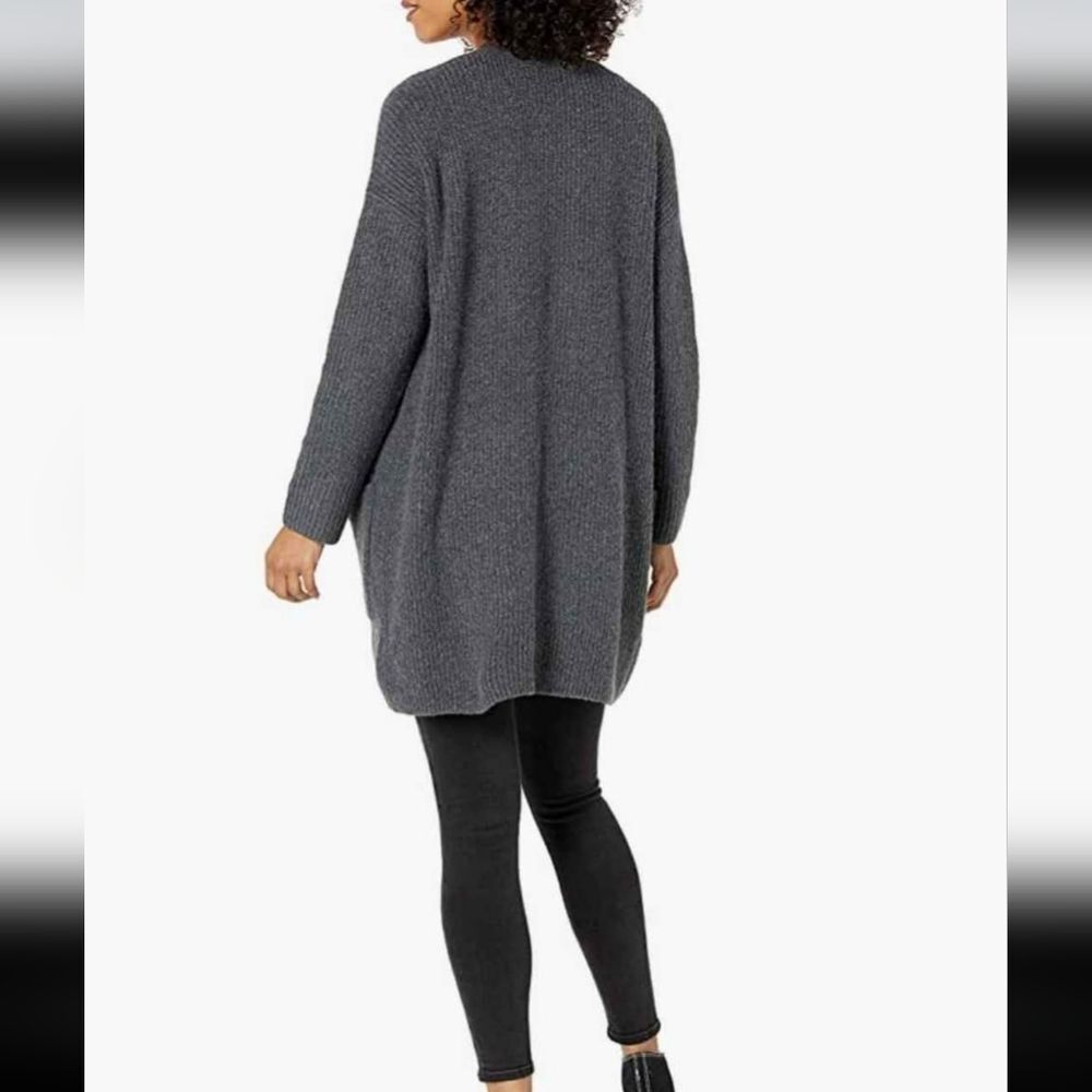 Goodthreads Charcoal Open-Front Cardigan - Picture 3 of 3